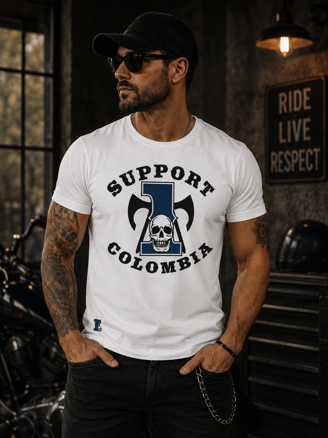 Camiseta Support "Hachas de Guerra"