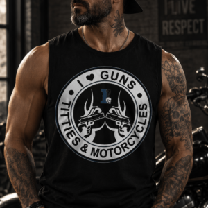 Guns, Titties & Motorcycles – Manga Sisa Hombre